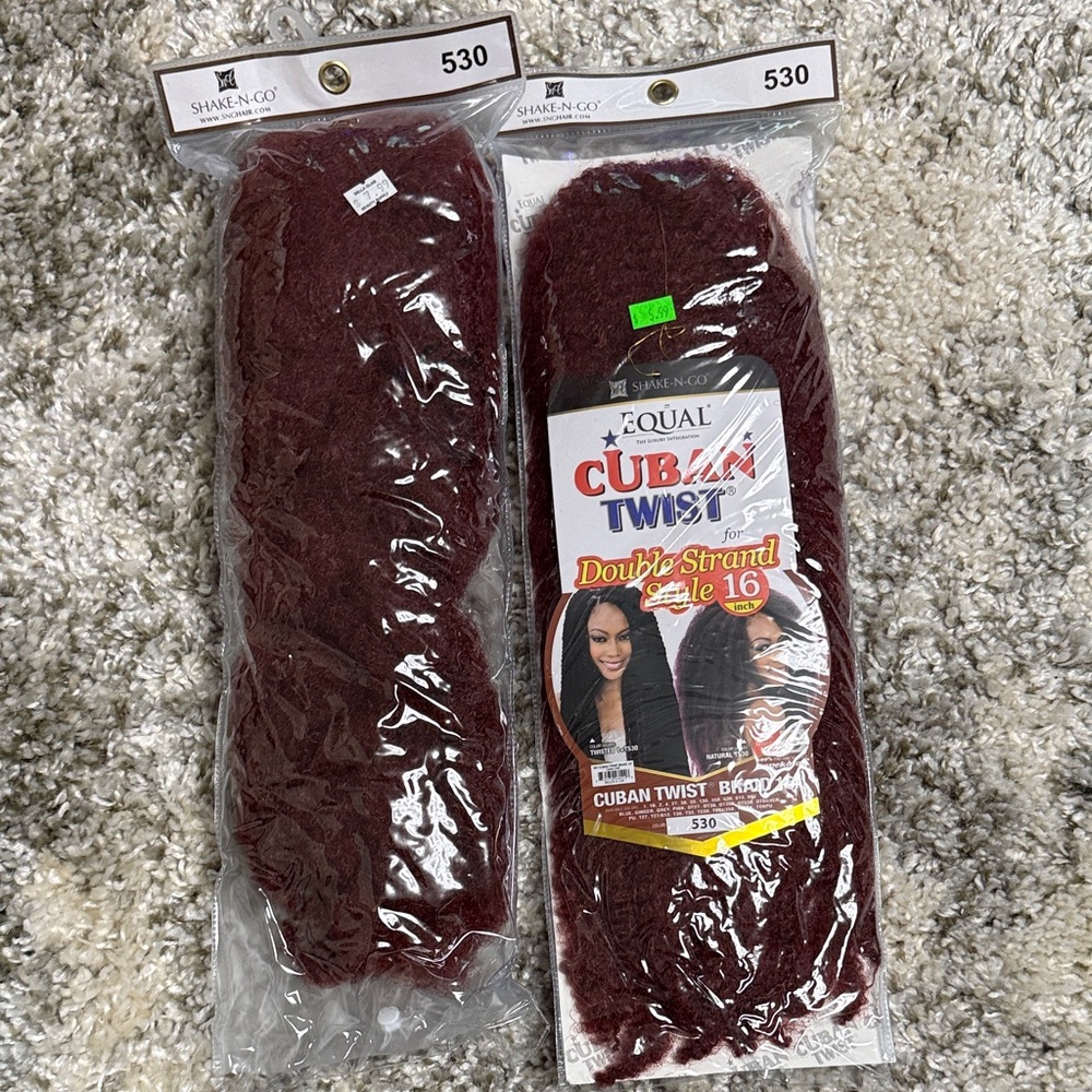 Equal Cuban Twist Hair - Burgundy